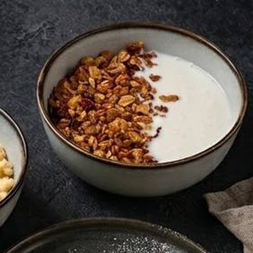 Granola with yogurt